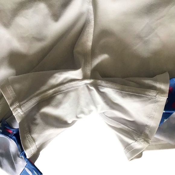 VINEYARD VINES Skort Ikat Dot Print Cornflower Pockets Zipper MSRP $128 SZ 8 NWT - Picture 8 of 10